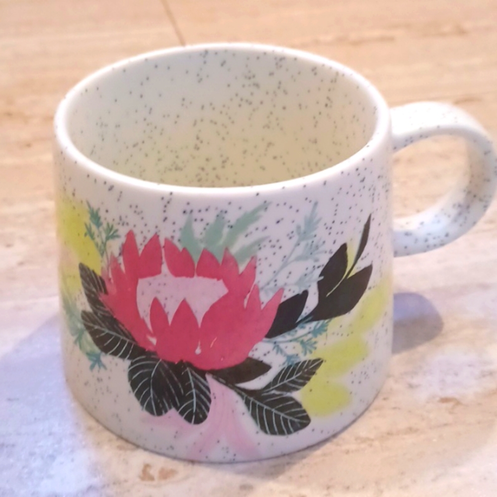 Starbuck's Speckled Summer 2022 14-ounce Cactus Floral Mug